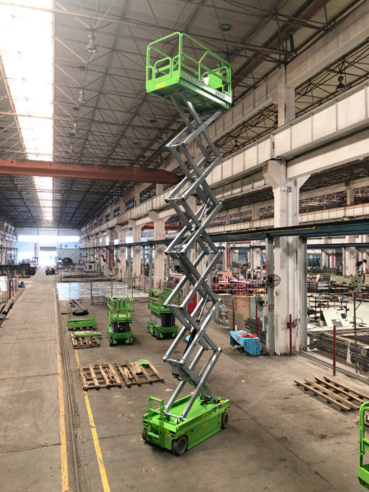 Factory Maintenance Aerial Work Platform 12m Scissor Lift ISO Certification supplier