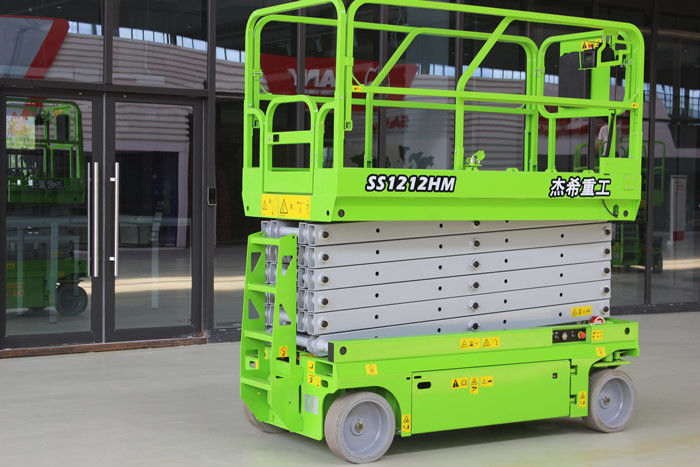 Electrial Aerial Work Platform Hydraulic 12m / 13m Scissor Lift For Outdoor And Indoor supplier