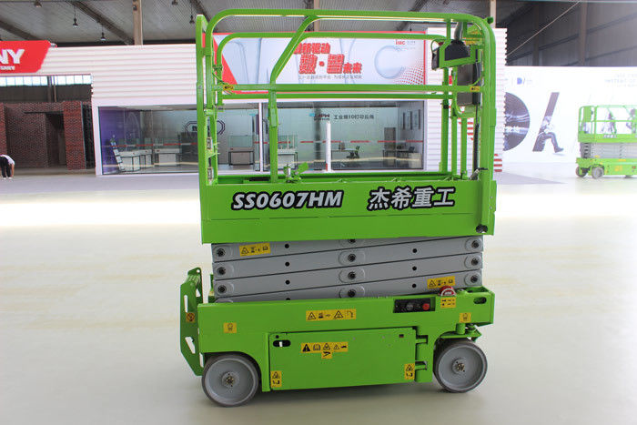 Electrical hydraulic EWPs Capacity 230kg 6m 19ft mini Scissor Lift Platform for maintenance supplier