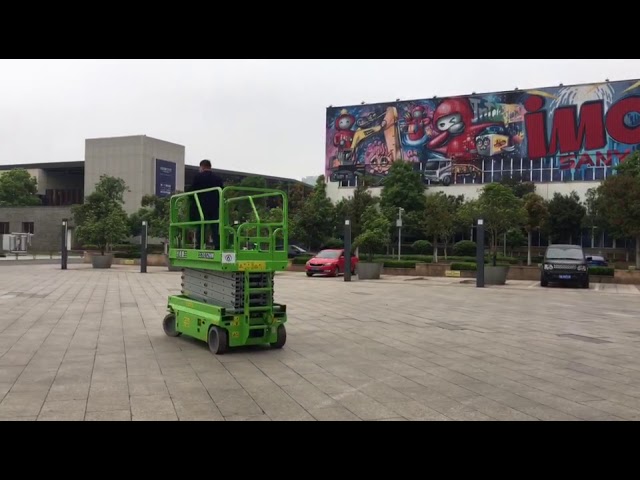 Automatic Electric Scissor Lift With 13m lifting height and 320kg load capacity for building