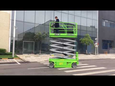 Self Propelled Mobile Hydraulic Scissor Lift 8m Manlift For Building