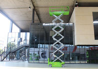 12m Elevated Lift Platform Aerial Working Electric Manlifts Green Color supplier
