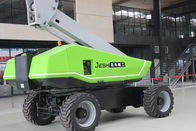 Green straight boom lift with working Height 29m for outdoor supplier