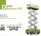 Diesel Engine 18m 700kg Capacity Self Propelled Scissor Lift for Outdoor maintanence supplier