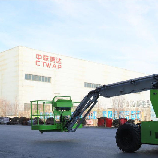 42m Height Platform Diesel Telescopic Boom Lift Rotation 360°