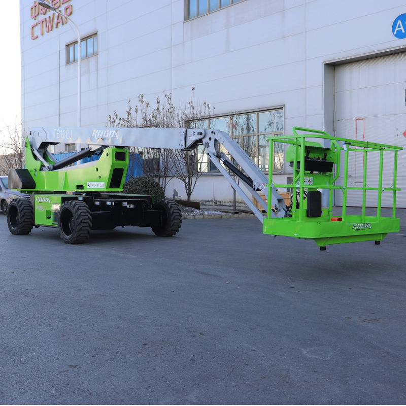 42m Height Platform Diesel Telescopic Boom Lift Rotation 360°