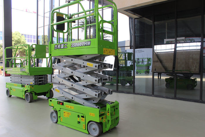 Mobile Aerial Platform 6m Electric And Rough Terrain Scissor Lift For Warehouse Building supplier