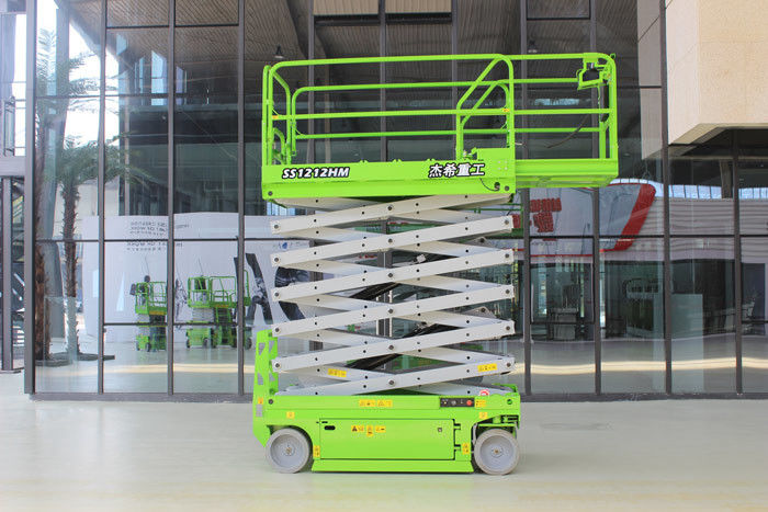 AWP 12m self propelled Scissor Manlifts with 320kg load capacity supplier