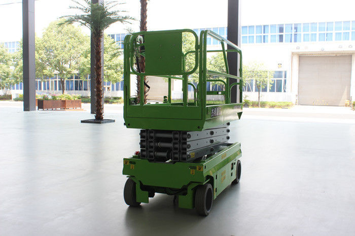 Hydraulic Rough Terrian Scissor Lift Electric Battery Charger 7989kg Weight supplier