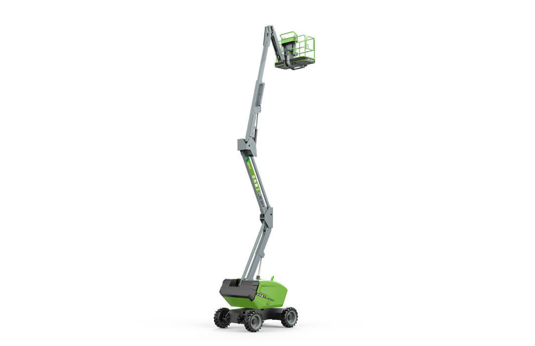 Green Articulating Boom Lift Working Height 16m For Airport Building supplier