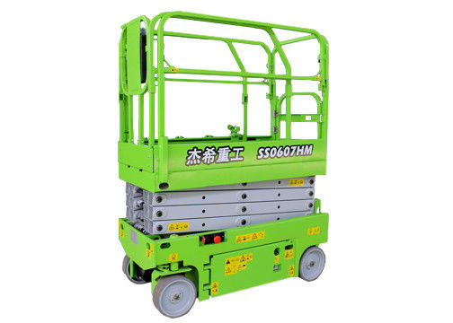 Small 13ft Electric man Lift with load capacity 240kg for indoor maintenance supplier